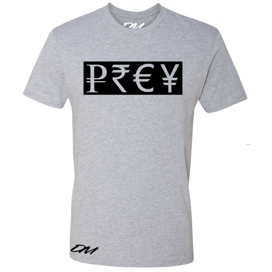 "Prey To Currency" Box Logo Tee