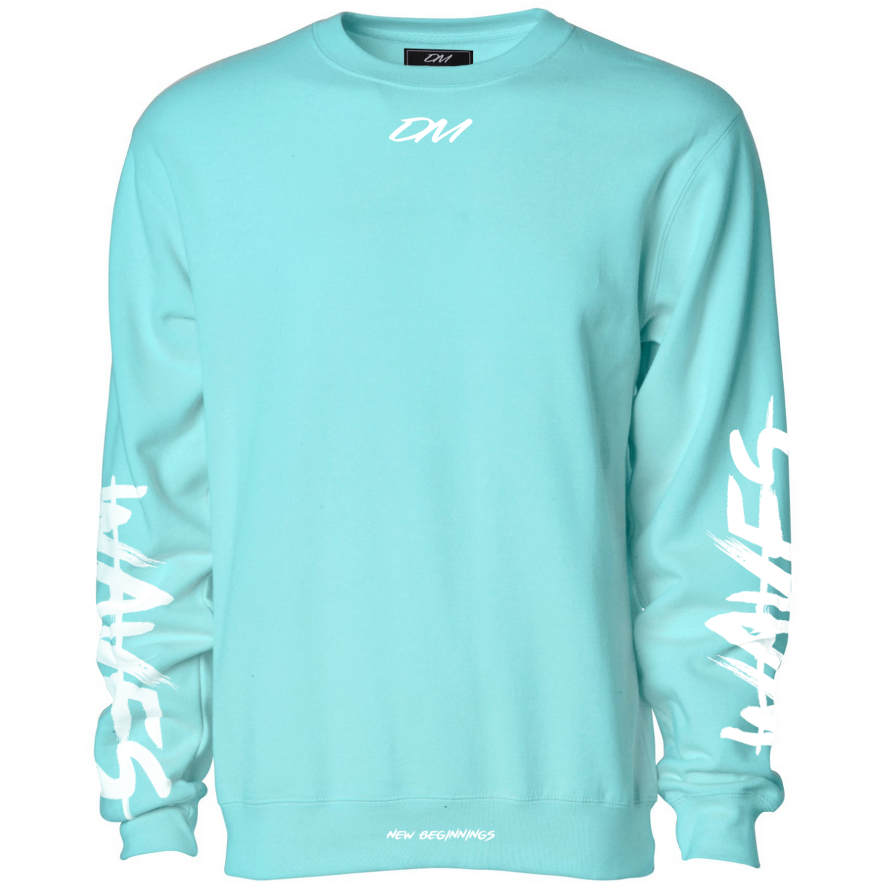 "Waves" Aqua Sweatshirt