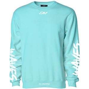 "Waves" Aqua Sweatshirt
